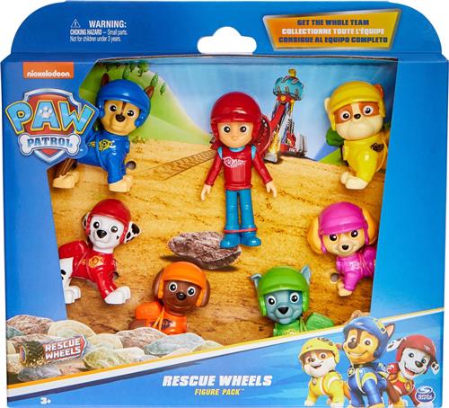 PAW Patrol Reddingswagens - Cadeauset met 7 speelgoedfiguren