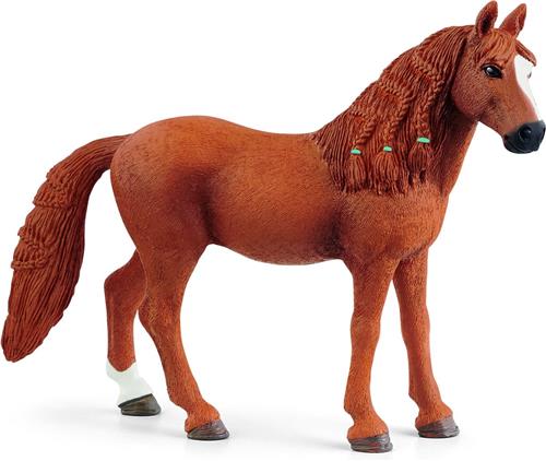 schleich HORSE CLUB - Duits rijpaard merrie - Speelfiguur - Kinderspeelgoed voor Jongens en Meisjes - 5 tot 12 jaar - 13925