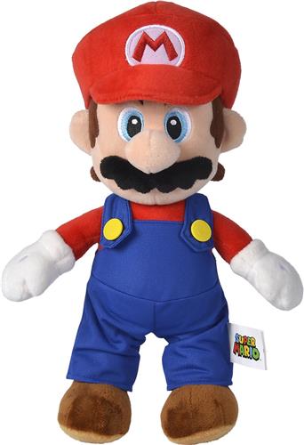 Super Mario Mario Pluche 30cm - Knuffel