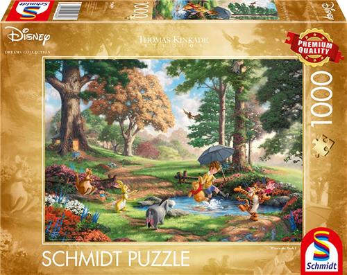 Schmidt Spiele Disney Winnie The Pooh Contourpuzzel 1000 stuk(s) Stripfiguren