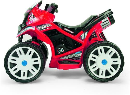 Injusa The Beast Elektrische Kinderquad 12v Rood/zwart