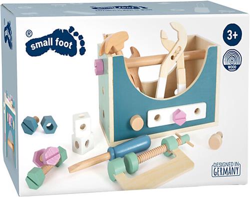 Small Foot - Houten Gereedschapskist Nordic 2in1, 28dlg.