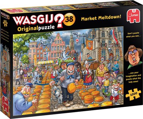 Wasgij Original 38 Kaasalarm puzzel - 1000 stukjes