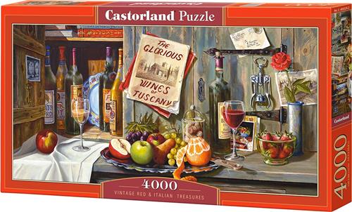 Castorland Vintage Red & Italian Treasures - 4000 stukjes