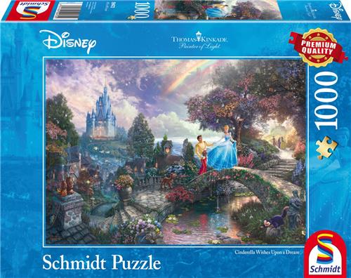 Schmidt Disney Princess - Cinderella/Assepoester Puzzel - 1000 stukjes