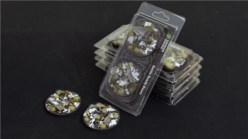 Winter Bases Pre-Painted (2x 60mm Round)