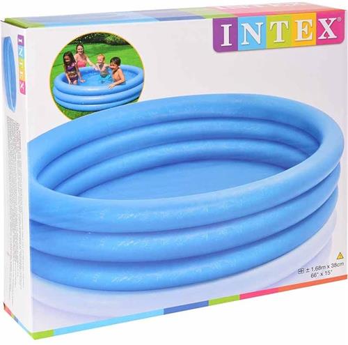 Intex Crystal Blue Pool - Opblaaszwembad - Ø 168 x 38 cm