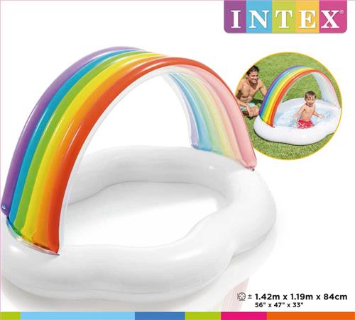 Intex Regenboog Opblaasbaar Baby Zwembad 1-3 jaar - Zwembad