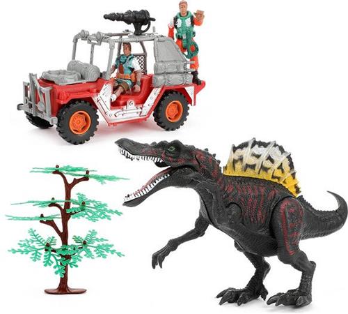 World of Dinosaurs Speelset - Jeep met Dino