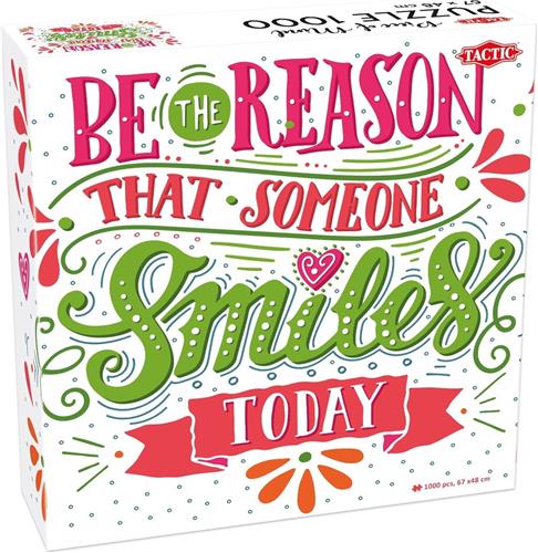 Puzzel Be the Reason that Someone Smiles Today 1000 Stukjes