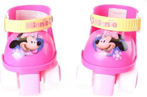 Disney Rolschaatsen Minnie Mouse - Meisjes Roze/wit Maat 23-27