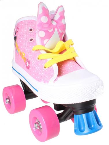 Disney Minnie Mouse Rolschaatsen Meisjes Roze/wit Maat 28