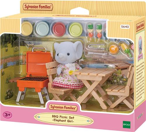 Sylvanian Families 5640 BBQ Picknickset -olifant meisje