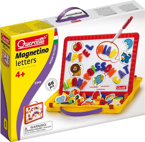 Quercetti Magnetic Magneetletters 2-in-1 65-delig