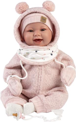 Llorens soft body Babypop Tala Sonrisas met geluid 44 cm