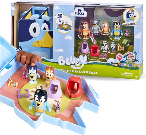 BLUEY - Bluey's Grote Play 'n Go Speelset - incl. 6 speelfiguren