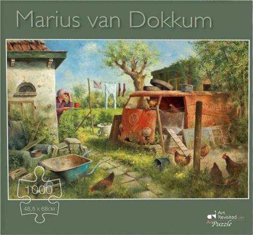 Puzzel 1000 stukjesMArius van Dokkum Kippenhok