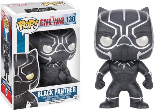 Funko Pop! Civil War Black Panther - #130 Verzamelfiguur