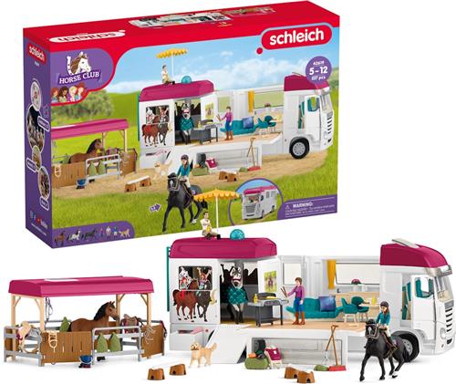 schleich HORSE CLUB - Paardenvrachtwagen - Paarden Speelgoed - 227 onderdelen - 42619