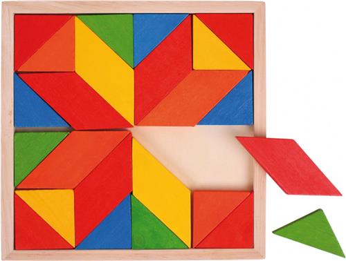 Bigjigs Toys - Houten Mozaïek Puzzel (24st.)