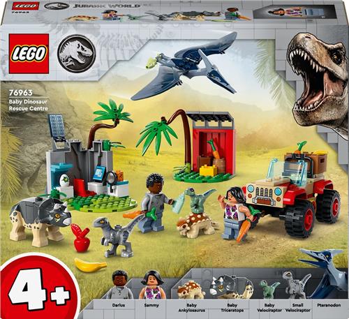 LEGO Jurassic World Reddingscentrum voor Babydinosaurussen - 76963