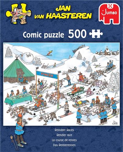 Jan van Haasteren Rendier Race puzzel - 500 stukjes