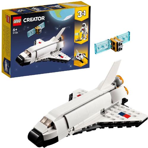 LEGO Creator 3in1 Space Shuttle Ruimteschip Set - 31134