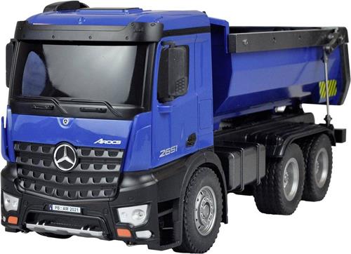 RC Baustelle LKW Arocs Kipper blau NiMH Akku 400mAh/8+