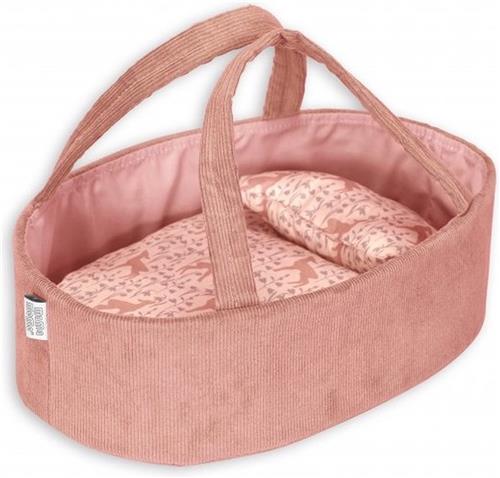 Corduroy Poppenreiswieg 35 cm - Rose