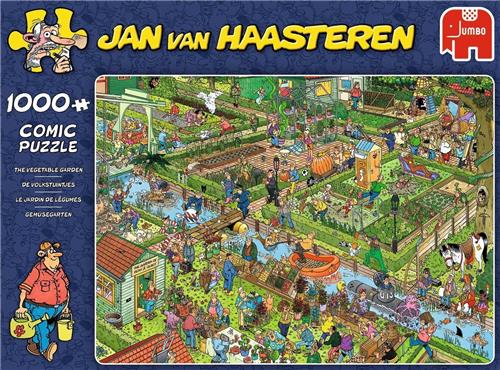 Jan van Haasteren - Volkstuintjes puzzel - 1000 stukjes - Puzzel - Legpuzzel 1000 stukjes volwassenen