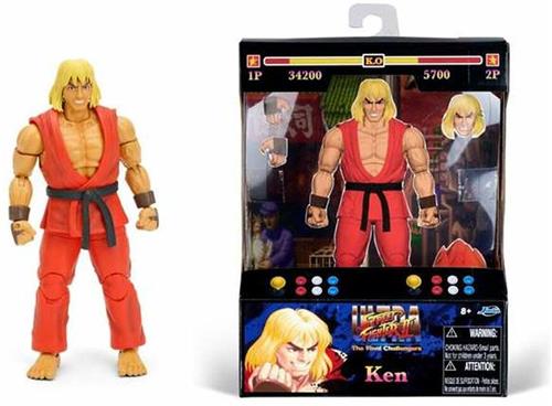 Jada Street Fighter Ii Ken 15 Cm Figuur Rood