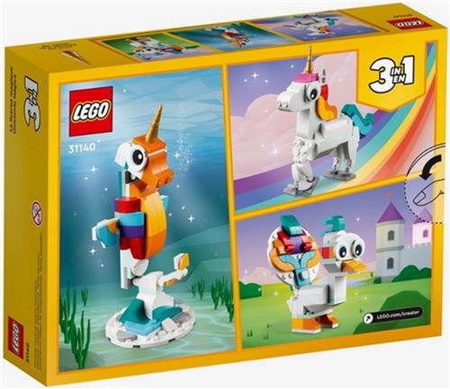 LEGO Creator 3in1 Magische Eenhoorn Speelgoed Set - 31140