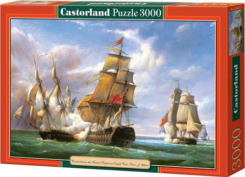 Copy of Combat 1st April 1806 - P.J. Gilbert Legpuzzel - 3000 Stukjes