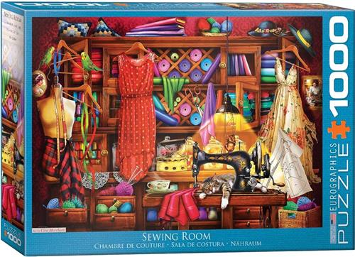 Eurographics puzzel Sewing Craft Room - 1000 stukjes