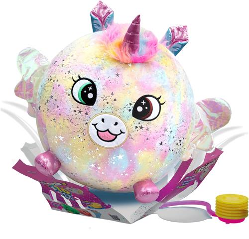 Biggies Unicorn Regenboog - Opblaasbare pluchen Knuffel