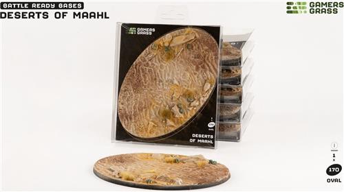 Deserts of Maahl Bases Pre-Painted (1x 170mm Oval)