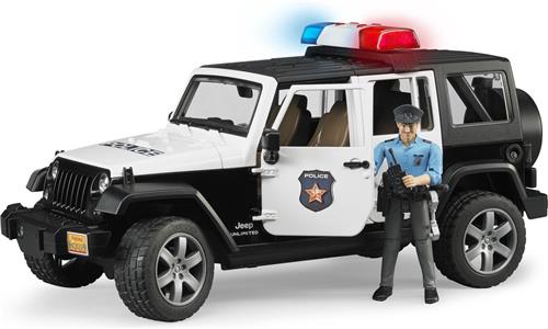 Bruder 2526 Jeep Wrangler Unlimited Rubicon politieauto met politieman