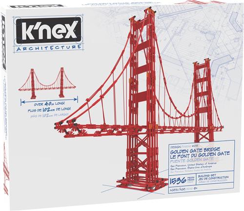 K'Nex Architecture - Golden Gate Bridge Bouwset