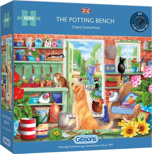 Puzzel gibsons the potting bench 1000 stukjes