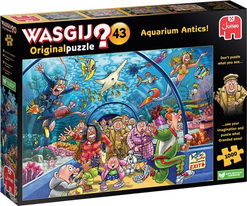 Wasgij Original Puzzel 43 - Aquarium Antics! - 1000 stukjes