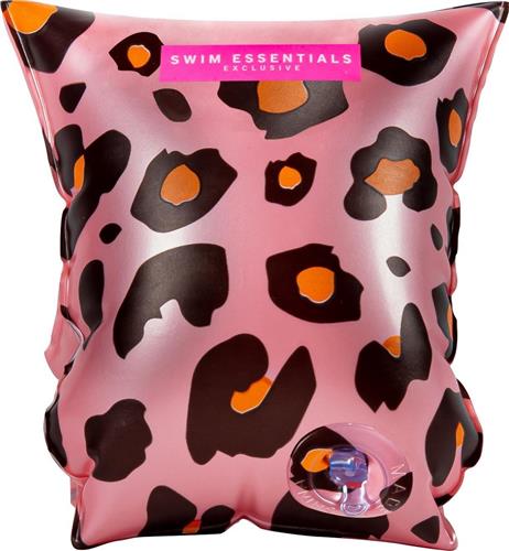 Swim Essentials Zwembandjes Panterprint - Rosé Goud - 0-2 jaar