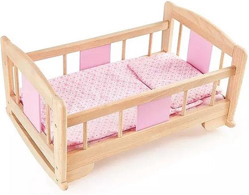 Pintoy - Houten Poppen Schommelbed - 53 cm