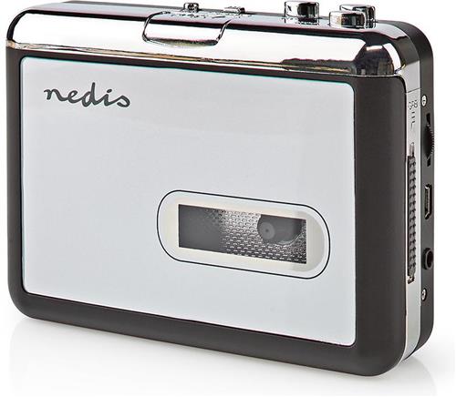 Nedis Cassetteadapter  Converter en Speler  Cassette naar MP3  Draagbaar  Plug & Play
