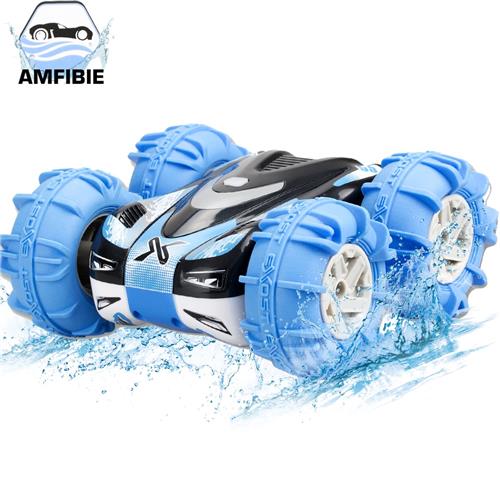 Exost RC AquaCross Amfibie Stuntauto 1:18 - RC auto - Bestuurbare auto - Oplaadbare Accu