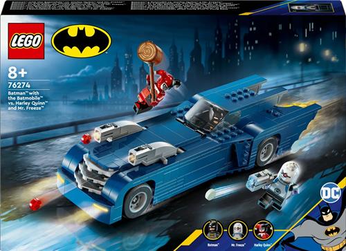 LEGO DC Batman Batman met de Batmobile vs. Harley Quinn en Mr. Freeze - 76274