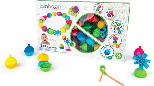 Lalaboom Educatieve Kralen en Accessoires - 36 Stuks