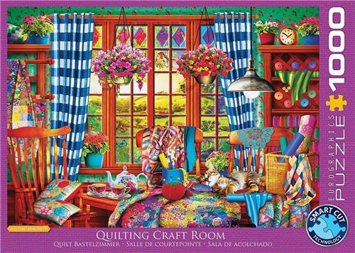 Eurographics puzzel Patchwork Craft Room - 1000 stukjes