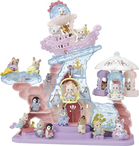 Sylvanian Families 5701 Baby Zeemeermin Kasteel- inclusief 3 baby speelfiguren