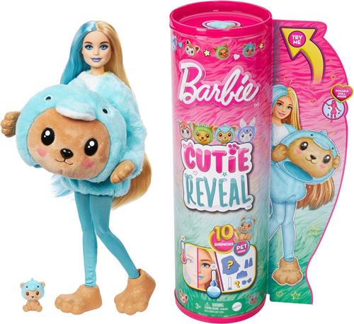 Barbie Cutie Reveal Pop - Barbiepop - Teddybeer Dolfijn