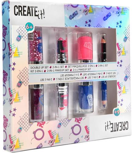 Create It! Poptastic Make-upset Dubbelop Meisjes 4-delig